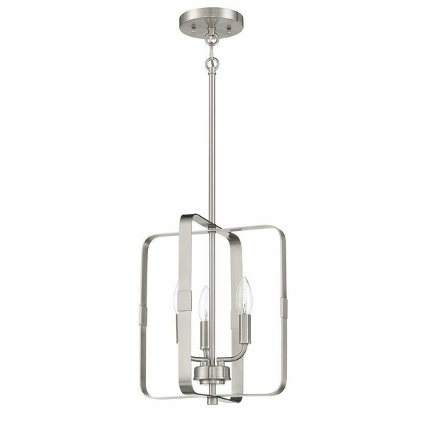 Craftmade stowe 3 Light Foyer in Brushed Polished Nickel 56033-BNK